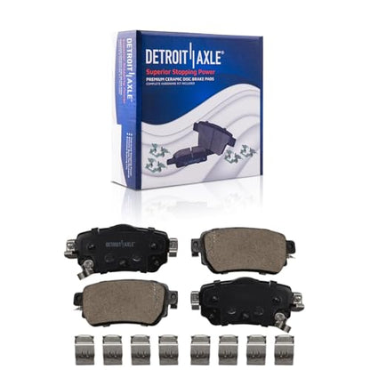 Detroit Axle - 8pc Brake Kit for 2018-2020 Nissan Rogue - size: 8PR471103/KIT