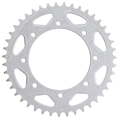 NICHE Drive Sprocket Chain Combo for Kawasaki KLR650 Front 15 Rear 43 Tooth 520V-X X-Ring 106 Links - size: X-Ring Chain