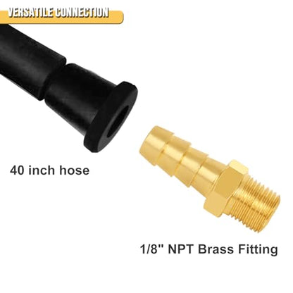UHARBOUR LP Gas Manometer Pressure Tester 0-35" W.C, 1/8" NPT - size: 0-35" W.C Manometer gas pressure tester