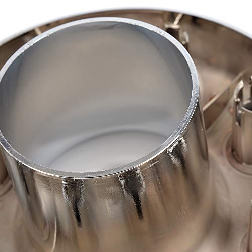 GRAND ORANGE Chrome Wheel Center Hub Cap Replaces Compatible with 2005-2018 Ford F350 Super Duty Dually Front 4X4 5C3Z1130TA - color: Fit 2005-2018 F350