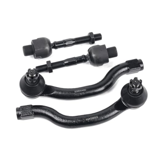 Front Inner & Outer Tie Rod End Kit for Honda Accord 2008 2009 - size: ES800459 ES800460 EV800461