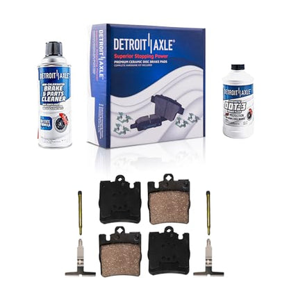 Detroit Axle - Rear Brake Pads for Mercedes-Benz C230 C240 C320 E320 CLK320 - size: 4P42847/Kit