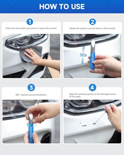 GA0/WA619D Northsky Blue Metallic Touch Up Paint Compatible with Chevrolet GMC Buick Cadillac Exact Match Touch Up Paint Car Scratch Repair - color: Northsky Blue Metallic(GA0/WA619D) compatible with Malibu/Silverado/Traverse