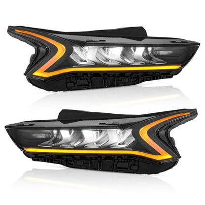 TODO LED Headlight Assembly Compatible with 2021 2022 2023 Kia K5, A Pair