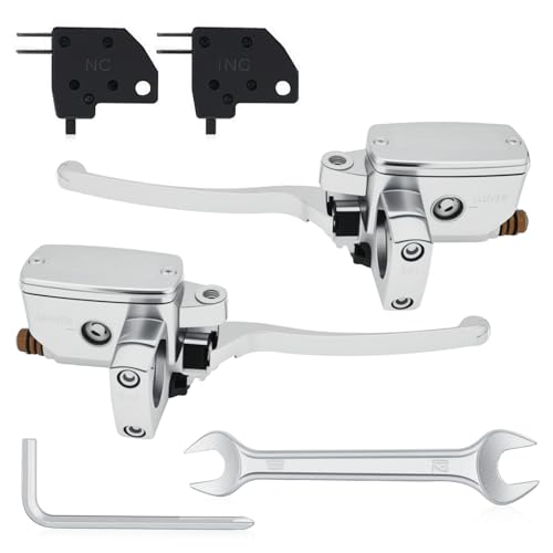 1" 25mm Brake Master Cylinder for Kawasaki Vulcan Suzuki Intruder Savage - color: Chrome