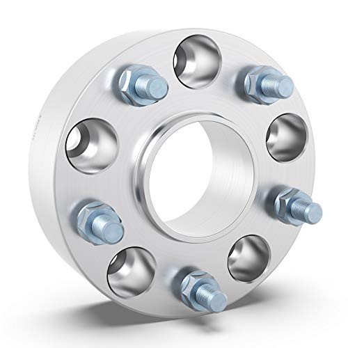 RockTrix 2pcs 1.5 inch Hubcentric 5x4.5 Wheel Spacers (71.5mm bore, 1/2x20 Studs) Compatible with Jeep Cherokee XJ Grand Cherokee ZJ Wrangler YJ TJ Liberty KJ KK (38mm 5x114.3) - color: Silver, size: 38mm (1.5in) Thickness