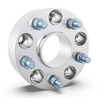RockTrix 2pcs 1.5 inch Hubcentric 5x4.5 Wheel Spacers (71.5mm bore, 1/2x20 Studs) Compatible with Jeep Cherokee XJ Grand Cherokee ZJ Wrangler YJ TJ Liberty KJ KK (38mm 5x114.3) - color: Silver, size: 38mm (1.5in) Thickness