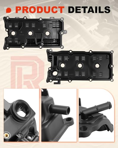 Engine Valve Cover w/Gasket, Bolts & Oil Cap for 3.5L Altima Maxima Quest - size: 13264-7Y010, 132647Y000