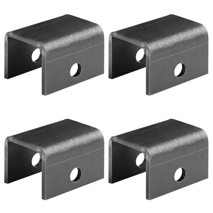 4 Pack Trailer Leaf Spring Hanger Bracket for 1-3/4" Spring, 2" Height