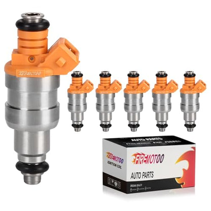 Fuel Injector Pack of 6 1 Holes Compatible with Jeep Cherokee 4.0L 91-93