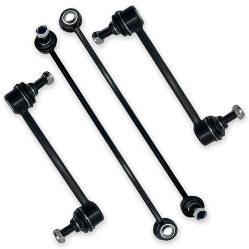 K6662 K80852 4PC Front/Rear Stabilizer Sway Bar End Link for Buick 2008 2009 Allure/LaCrosse, Compatible with Pontiac 2004 2005 2006 2007 2008 Grand Prix - size: 4pcs-K6662 & K80852