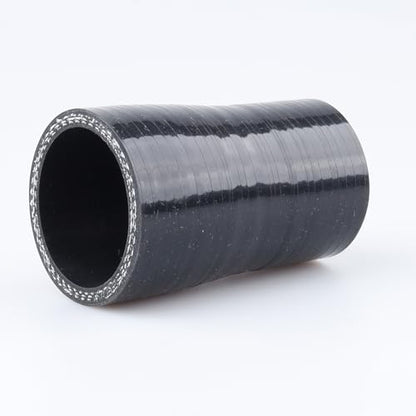 AC PERFORMANCE ID 1-9/16" to 1-3/8" Straight Silicone Hose Reducer Black - color: Black, size: ID 1-9/16" to 1-3/8" (40mm to 35mm)