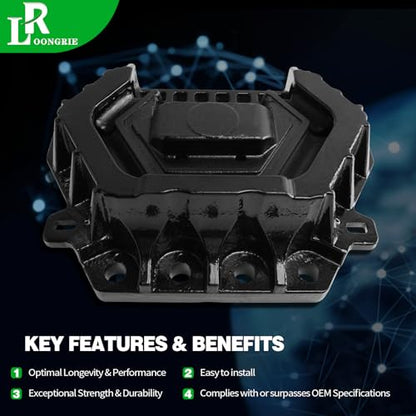 Engine Motor and Transmission Mount Kit Compatible with 2008-2018 Cascadia