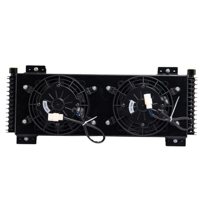 Transmission Oil Cooler Shroud Fan for Tru-Cool 40,000 40k GVW Low-Pressure Dr LPD47391 Black