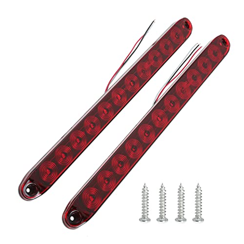 15 Inch 11 LED Trailer Light Bar 12V LED Tail Lights for Park Stop Brake Turn Signal Trailer Car Truck Boat Motorcycle 2PCS