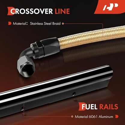 A-Premium Fuel Rail Kit Compatible with