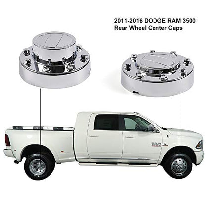 GRAND ORANGE Wheel Center Caps 4pcs Fit Dodge Ram 3500 2011-2018 - color: Fit 2011-2018 Ram 3500 (4 PCS)