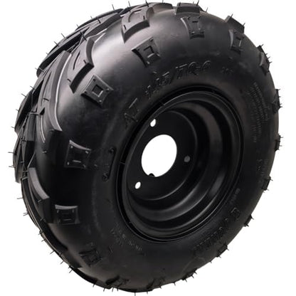 Beeking 145/70-6 left Tires Wheels with Rim For 50cc-80cc ATV Go-Kart.