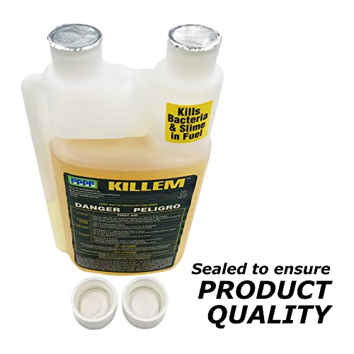 00119 KILLEM BIOCIDE 16 OZ. BOTTLE, TREATS 1920 GALLONS OF DIESEL FUEL PER BOTTLE