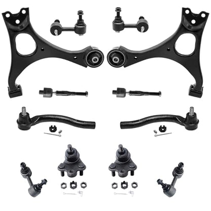 Detroit Axle - Front End 12pc Suspension Kit for 2006-2011 Honda Civic - size: 12-1143/12PC