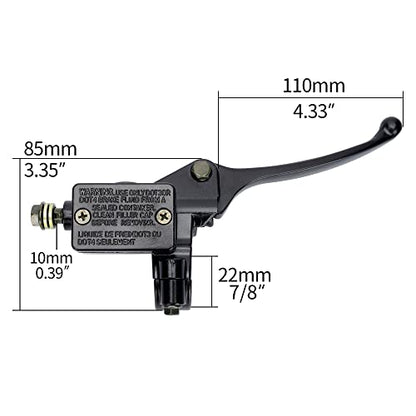 Front Brake Master Cylinder Right Lever for 50cc-125cc ATV Dirt Bike