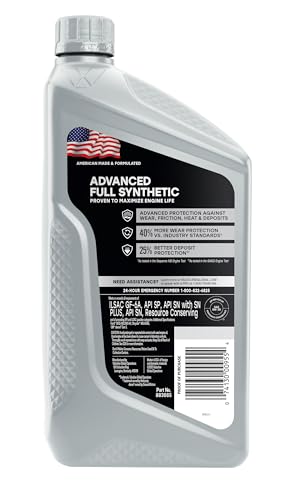 Valvoline Advanced Full Synthetic SAE 5W-30 Motor Oil 1 QT, Case of 6 - size: 1 QT, Pack of 6, style: Advanced Protection
