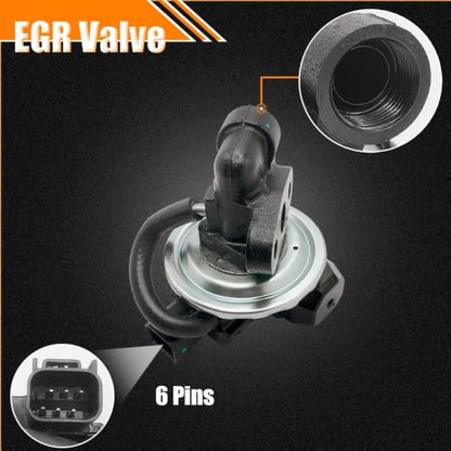 EGV1033 EGR Valve for 2005-2007 Ford E-150 2005-2007 E-250 2004-2006 F-150 - size: EGR Valve EGV1033