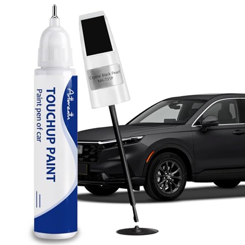 Crystal Black Pearl NH-731P Touch Up Paint for Honda OEM Color Match - color: Crystal Black Pearl(NH-731P)