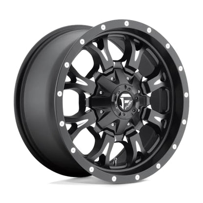 FUEL OFF-ROAD KRANK 18X9 8X6.5 4.53-12mm MATTE BLACK MILLED - D51718908245 - color: MATTE BLACK MILLED, size: 18X9, 8X6.5, 4.53, -12mm