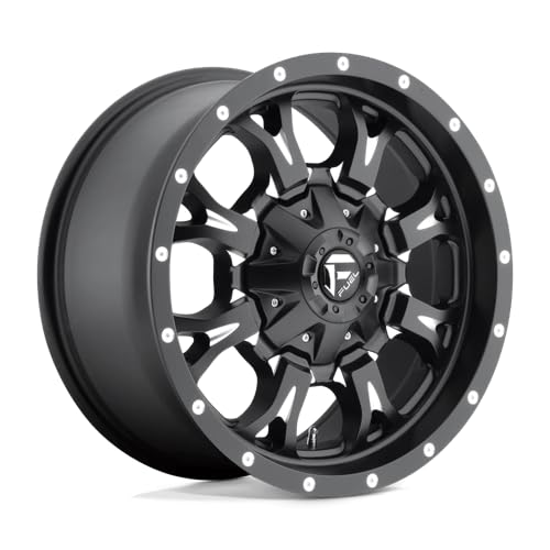 FUEL OFF-ROAD KRANK 18X9 8X6.5 4.53-12mm MATTE BLACK MILLED - D51718908245 - color: MATTE BLACK MILLED, size: 18X9, 8X6.5, 4.53, -12mm