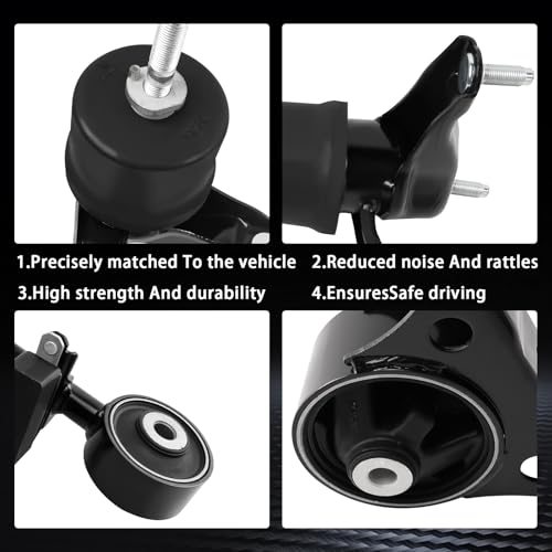 Engine Motor and Transmission Mount Kit for 2001-2003 Highlander 2.4L AWD - size: 2001-2003 Highlander