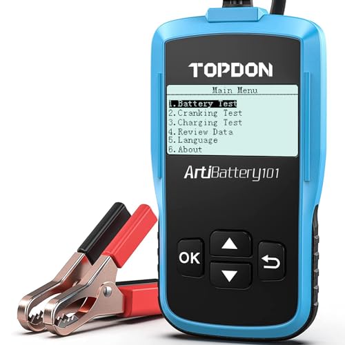 TOPDON AB101 Car Battery Tester 12V Load Tester on Cranking Charging System