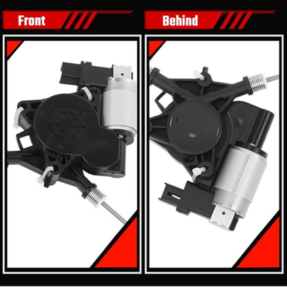 751-855 Front Left Driver Side Power Window Regulator and Motor Assembly Compatible with Mazda CX-9 2007 2008 2009 2010 2011 2012 2013 2014 2015 - size: Front Left, style: 751-855