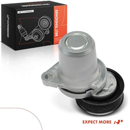 A-Premium Belt Tensioner Assembly with Pulley Compatible with Mazda