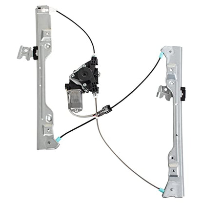 TRQ Front Power Window Regulator & Motor Assembly Set - style: WRA11694