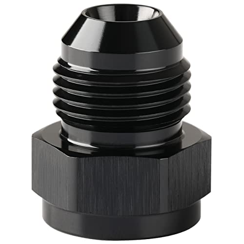 6AN Female to 8AN Male Flare Expander Fitting Adapter Aluminum Black - color: Black, size: 6AN Female to 8AN Male