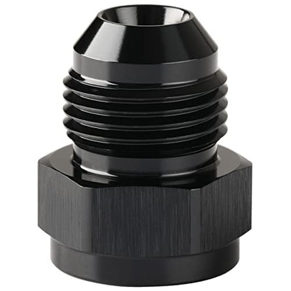 6AN Female to 8AN Male Flare Expander Fitting Adapter Aluminum Black - color: Black, size: 6AN Female to 8AN Male