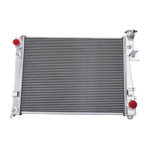 3 Row All aluminum Radiator Compatible with 2004-2009 Dodge Ram 1500/2500/3500 Pickup 5.7L V8 Models (AT) 44mm Core Thickness, Automotive Performance Radiators, Crossflow Radiator