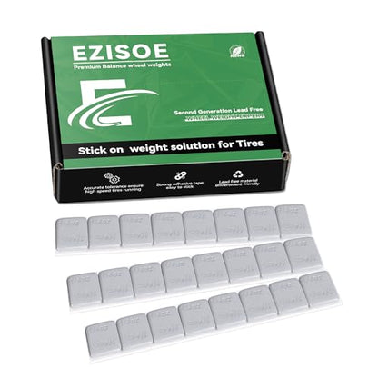 1/4 oz Stick On Wheel Weights 240pcs Easy Peel Grey - color: Gray, size: 0.25oz-240PCS