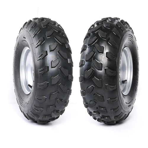 8" inch Wheel 19x7.00-8 19x7-8 Tire Rim 4 Lug Wheel 88mm Bolt Distance for ATV Go Kart Quad Lawn Mower Buggy Golf Cart (1)