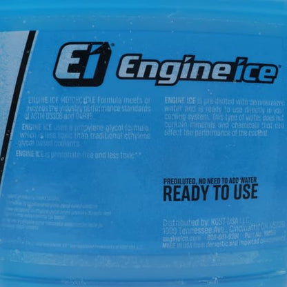 Engine Ice Off-Road High-Performance Motorcycle Coolant and Antifreeze Blue