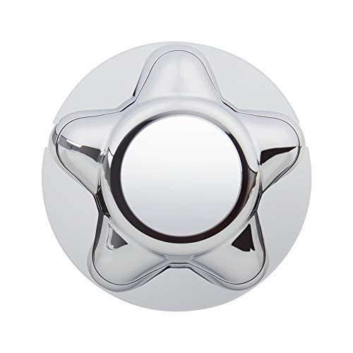 B4B BANG 4 BUCK 4 Packs 7" Center Cap with 5-Lug Steel Wheel Chrome for Ford 1997-2003 F150 F-150 97-02 Expedition - size: 4Pcs