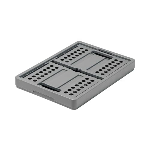 Clax® crate | folding box | basket | 48 qt (12 gal) | grey - color: grey