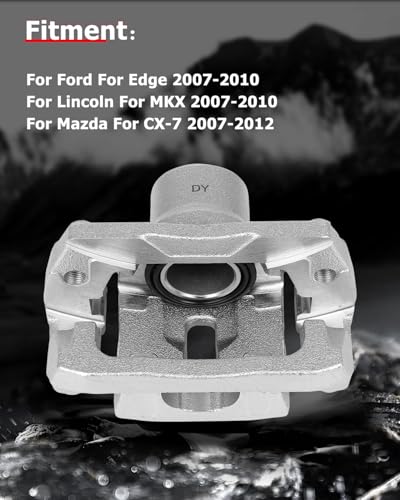 cciyu Rear Left & Right Disc Brake Calipers w/Bracket 18B5043 18B5042 - size: Rear[18B5043+18B5042]