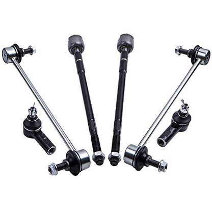 maXpeedingrods 8Pc Front Lower Control Arms for Mitsubishi Lancer 2008-2017