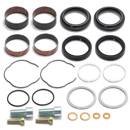 TOFR Front End Fork Leg Rebuild Seals Boots Kit 49mm for Harley Dyna 06-17