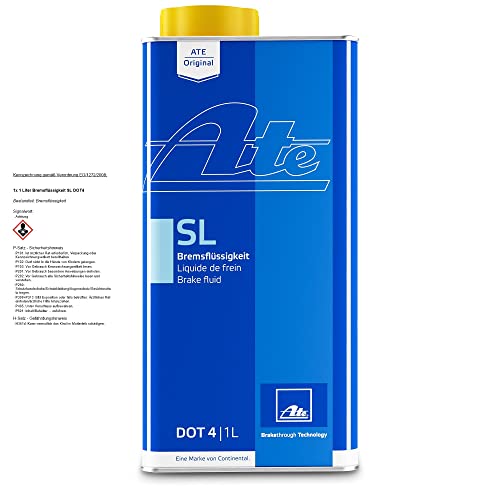 ATE Original SL DOT 4 Brake Fluid, 1 Liter Can (705802) - style: SL DOT 4