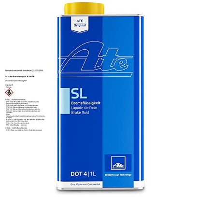 ATE Original SL DOT 4 Brake Fluid, 1 Liter Can (705802) - style: SL DOT 4