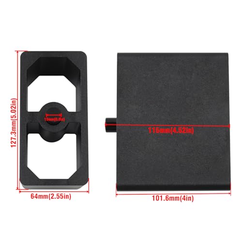 4 Inch Universal Billet Aluminum Leaf Spring Lowering Block Kit - size: 4 Inch