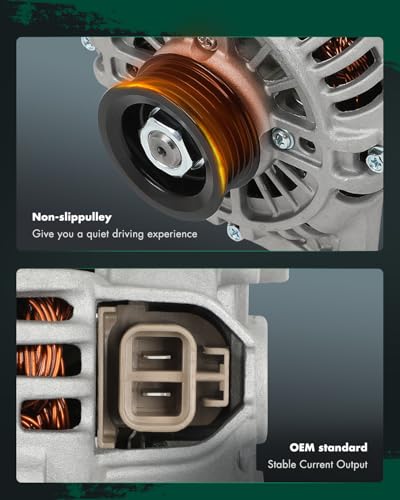 SCITOO 100A New Alternator Fits for Mazda for RX-8 2004-2008 R2 1.3L - size: Small, style: 11025 Alternator